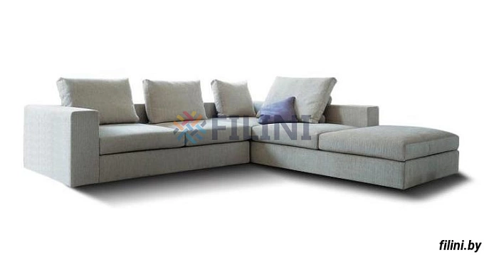 Большой угловой диван "Миндоро" с механизмом разложения "Тик-так", для зала или гостиной, на заказ в Минске