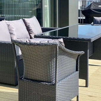 Коллекция уличной мебели из искусственного ротанга 