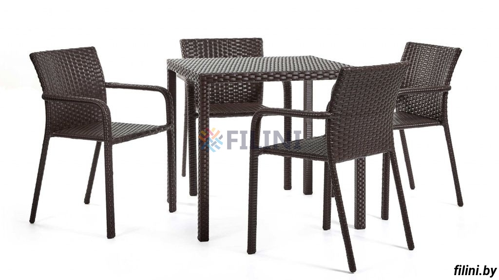 Обеденный набор стол и стулья "Хорека" под заказ на сайте производителя filini.by