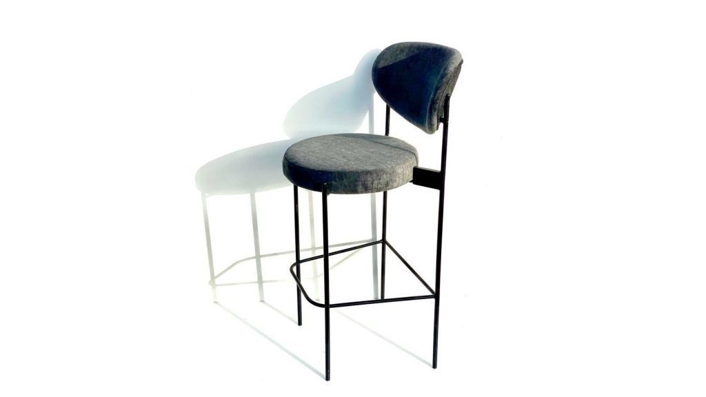 Полубарный стул Ника для кухни, высота посадки 64см, металлический каркас, производитель ООО ФИЛИНИ МЕБЕЛЬ Беларусь