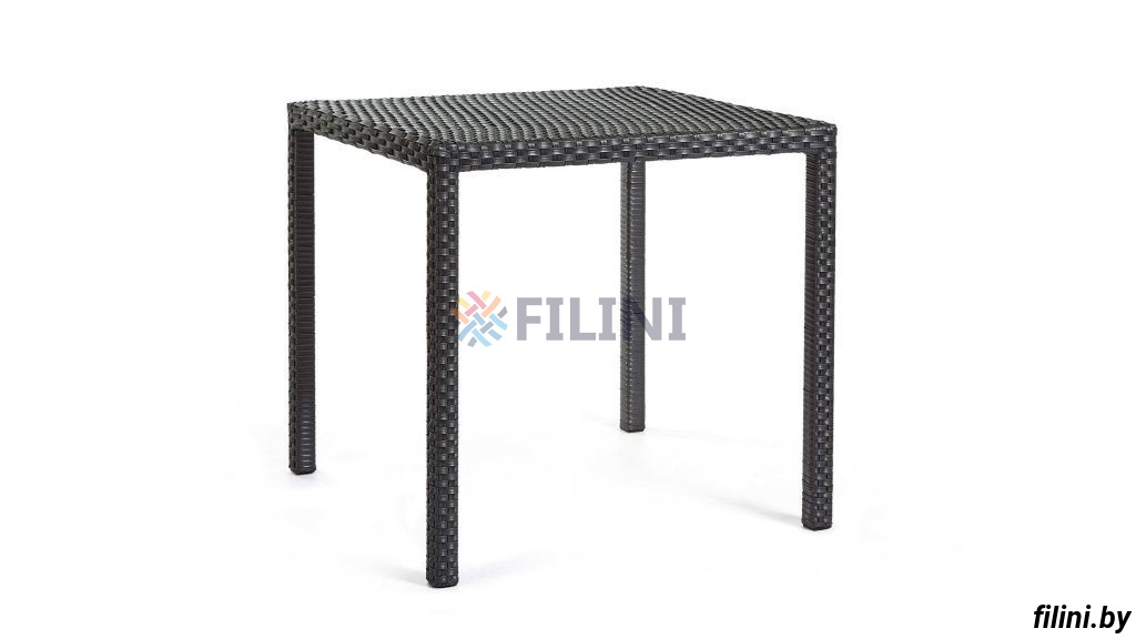 Садовый стол "Хорека" из полиротанга купить в Минске. Фокси крафт - производство садовой мебели для кафе, ресторана, террасы