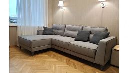 Угловой диван "Алекс-2" с нишей для хранения на заказ. Производитель ООО ФИЛИНИ МЕБЕЛЬ