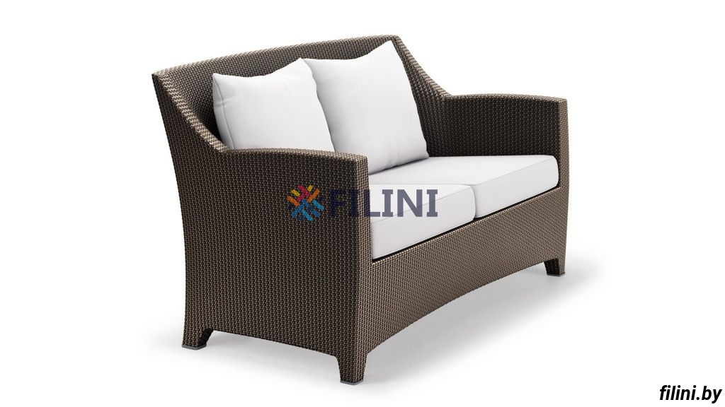 Садовый диван из комплекта мебели для беседки 