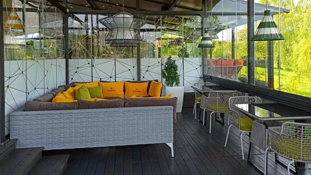 Лаунж набор плетеной садовой мебели Престо, для кафе, ресторана, дачи, сада от ФИЛИНИ МЕБЕЛЬ